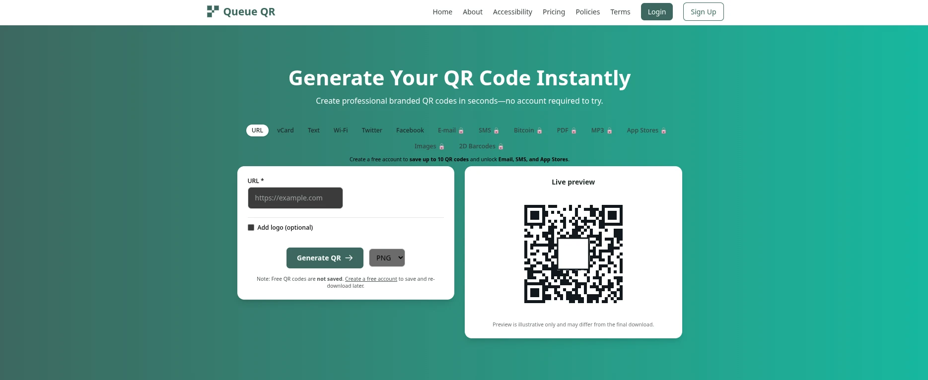 QR Scan Pro web app preview